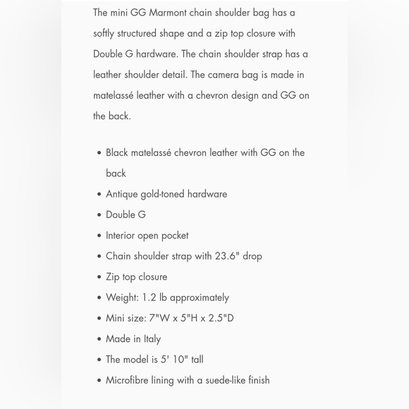 GG Marmont mini - Picture 5 of 7